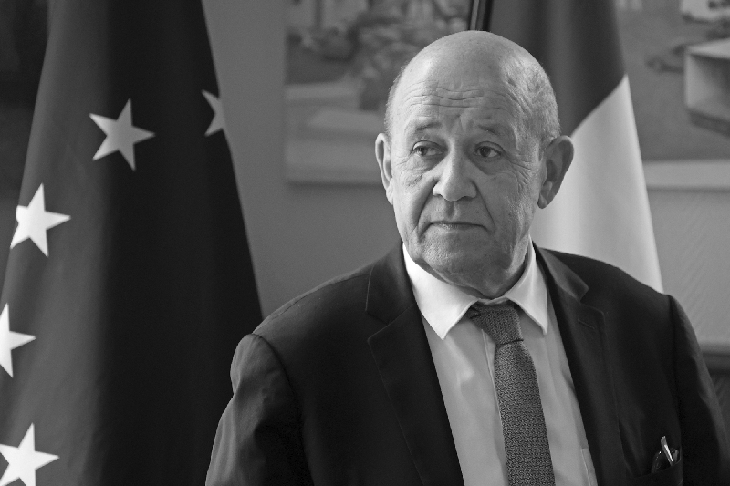Le ministre français des affaires étrangères Jean-Yves Le Drian.