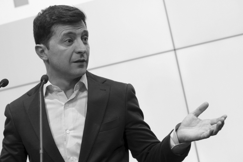 Volodymyr Zelensky a été élu président d'Ukraine le 21 avril 2019.