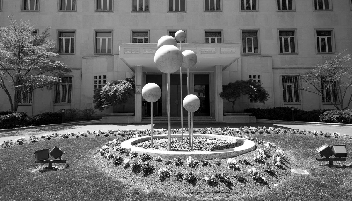 L'ambassade de Corée du Sud à Washington DC.