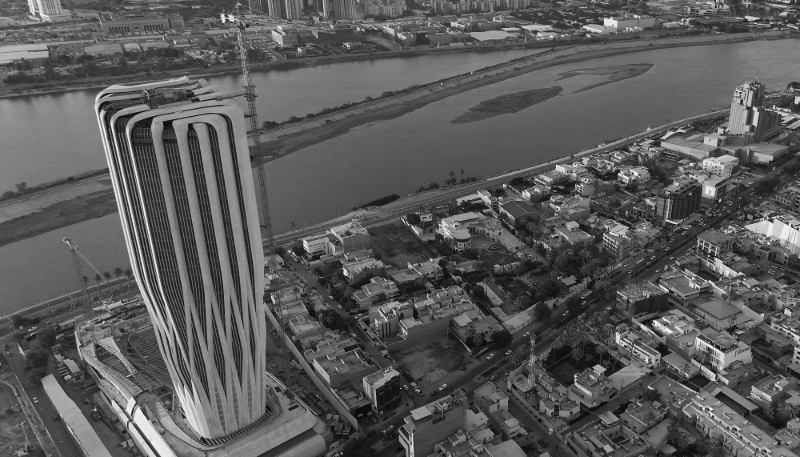 La nouvelle Banque centrale d'Irak, dans le district d'al-Jadiriyah, le 29 mai 2025.