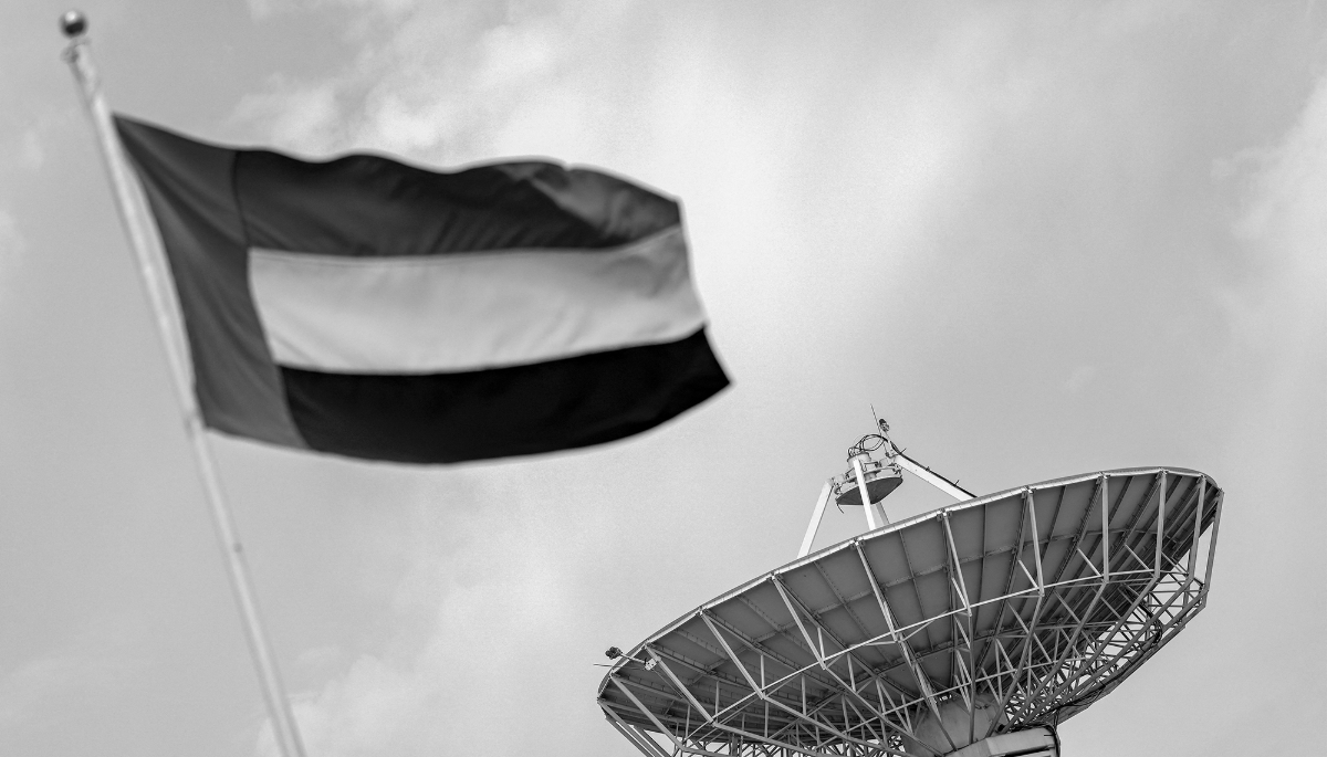 Le drapeau des Émirats arabes unis.