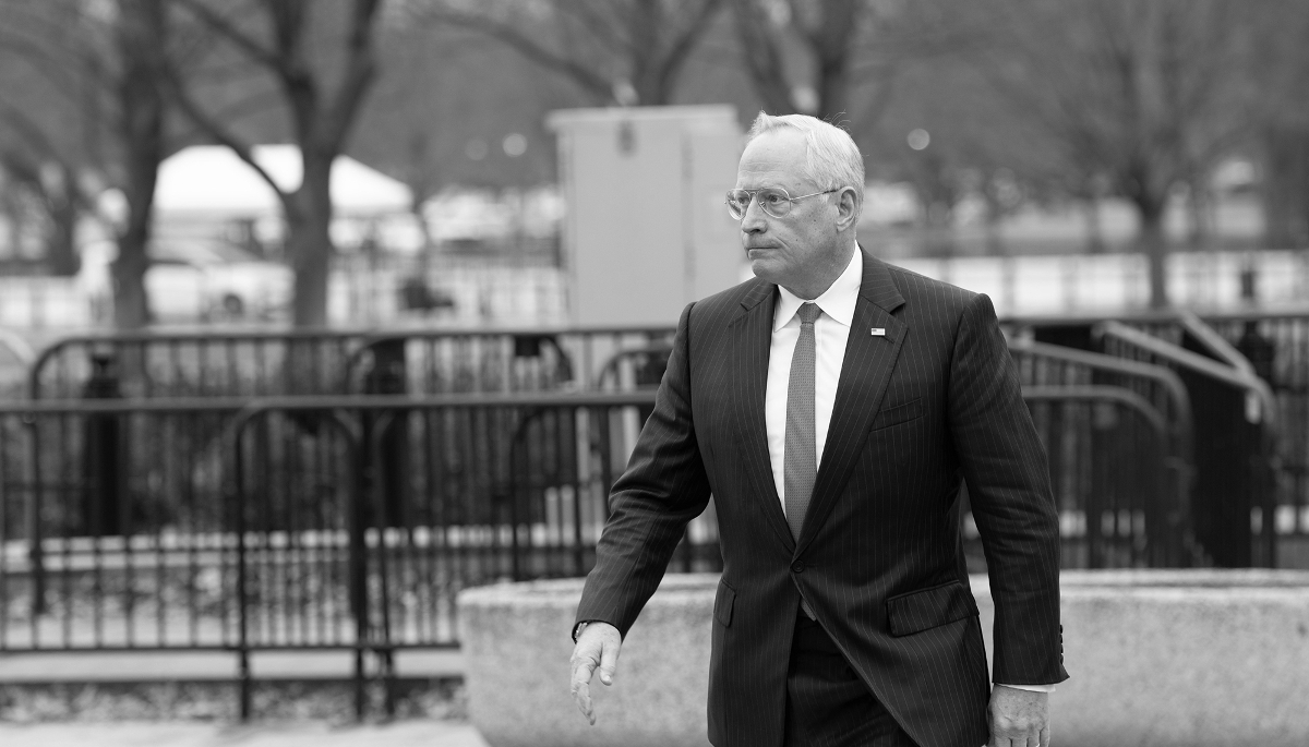 Ross Perot Jr, le fondateur d'HKN Energy, se rend à la Maison blanche où le président Donald Trump a invité les entreprises pétrolières à discuter du Venezuela, le 9 janvier 2026.