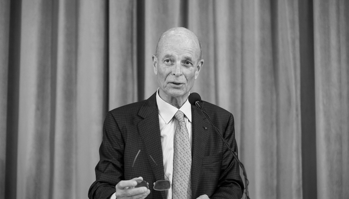 L'ancien patron du MI6 et cofondateur de SC Strategy, Sir John Scarlett, à Bletchley Park, Buckinghamshire.