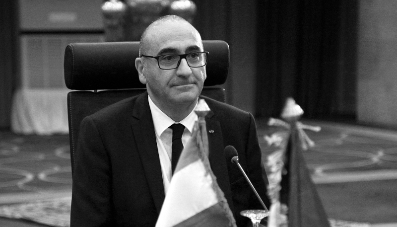 Le ministre français de l'intérieur Laurent Nuñez à Alger, le 16 février 2026.