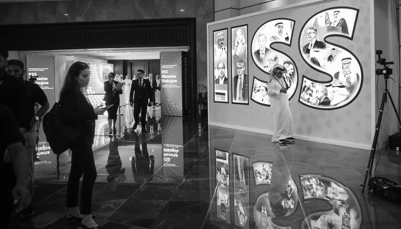 Ouverture de la conférence Manama Dialogue, organisée par l'International Institute for Strategic Studies (IISS), au Bahreïn, le 31 octobre 2025. 