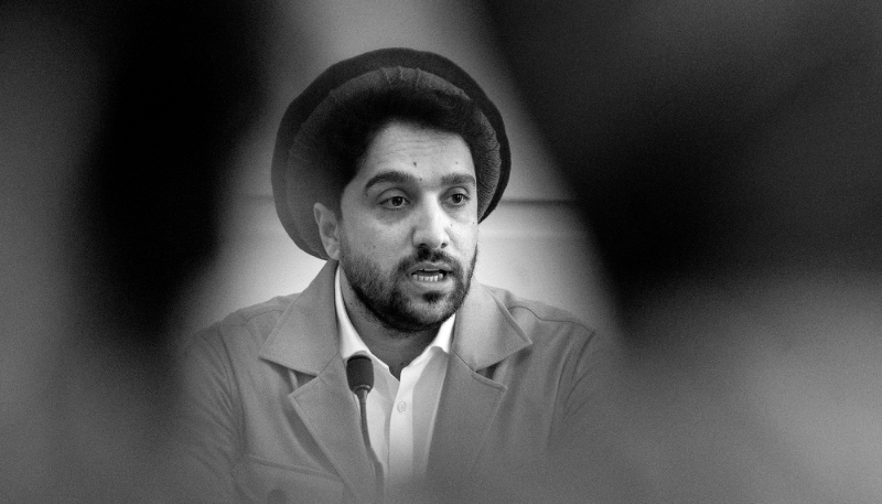 Le fils du commandant Ahmed Chah Massoud, Ahmad Massoud, le 16 septembre 2022.