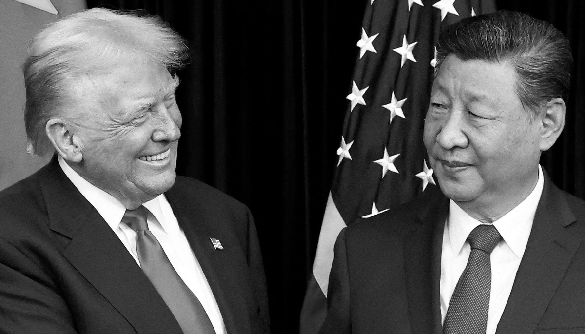 Le président américain Donald Trump et son homologue chinois Xi Jinping à Busan, en Corée du Sud, le 30 octobre 2025. 