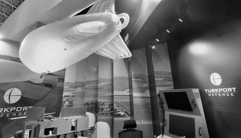 Le stand de Türkport lors de l'IDEF qui s'est tenu à Istanbul fin juillet 2025.