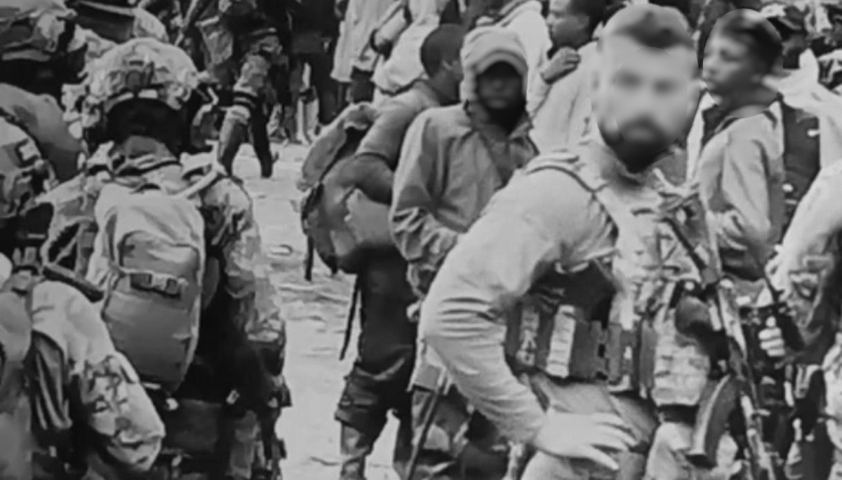 Un opérateur sud-américain d'une société militaire privée encadrant la progression des forces spéciales congolaises dans le Kivu.