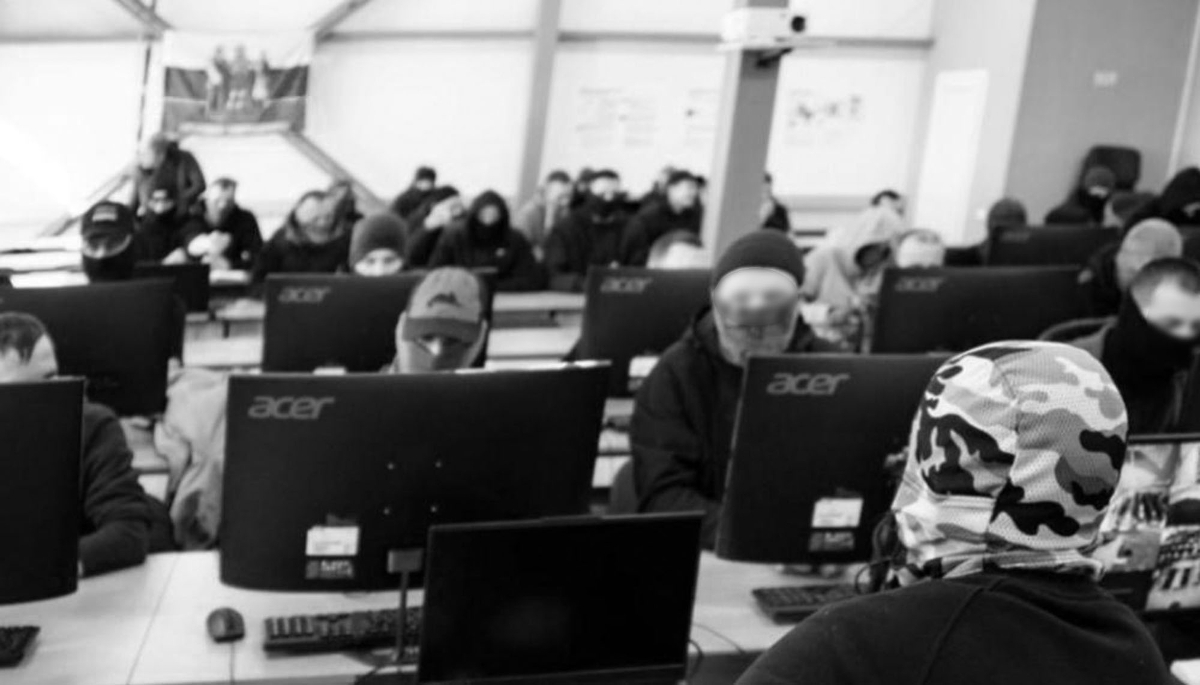 Centre d'entraînement aux outils de Command & Control (C2) de la guerre des drones des forces armées russes de Saint-Pétersbourg.