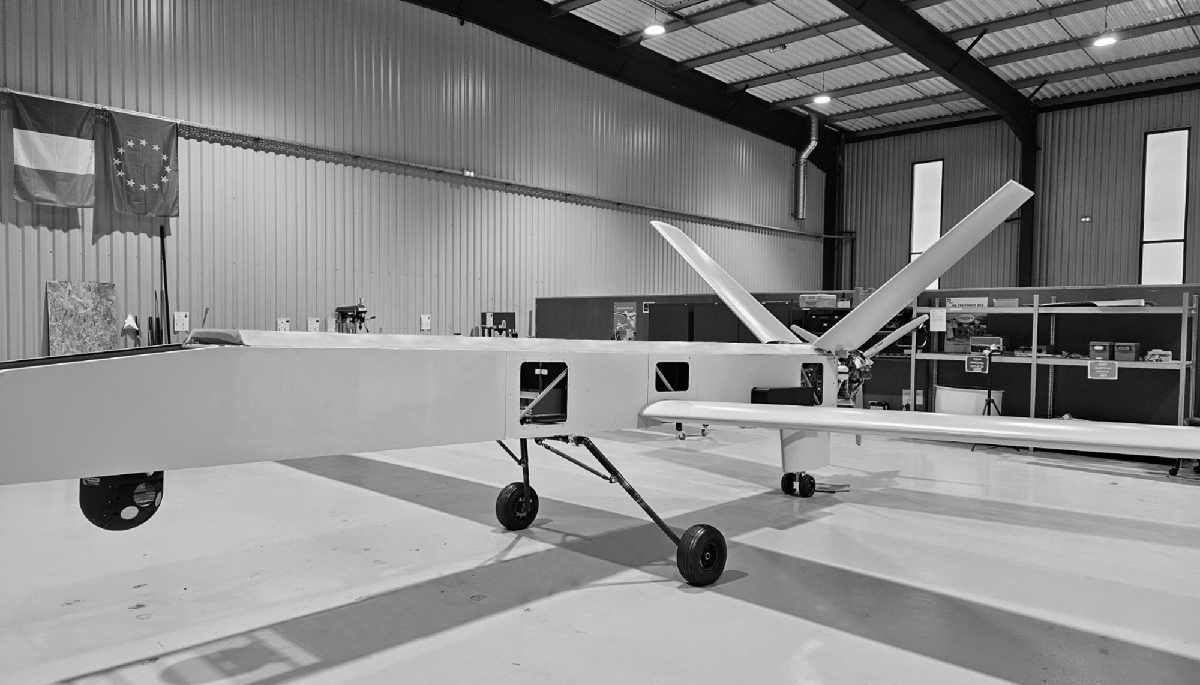 Prototype du drone MALE d'Asman Technology, nommé Sentinelle.