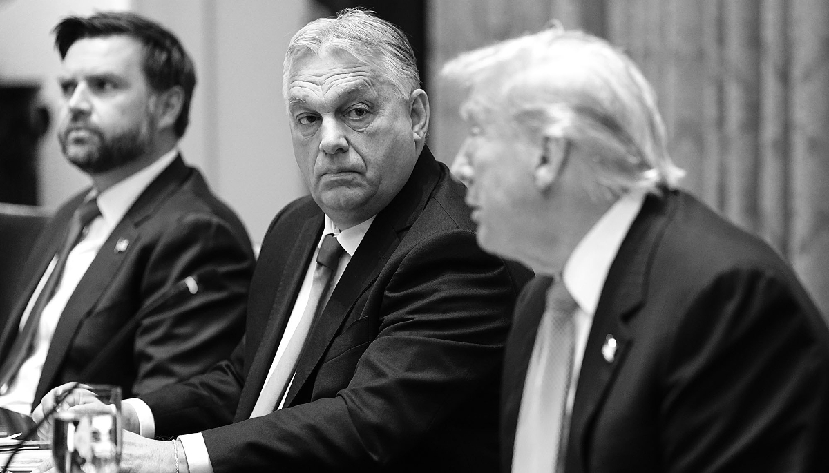 Le président américain Donald Trump avec le premier ministre hongrois Viktor Orbán à Washington, le 7 novembre 2025. 