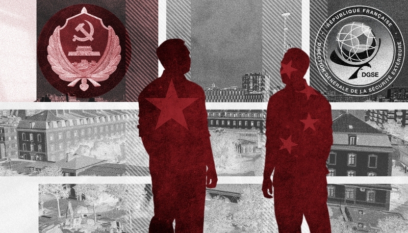 Les derniers secrets des 'traîtres de la DGSE', épisode 3. En fond, l'actuel siège de la DGSE, boulevard Mortier, à Paris.