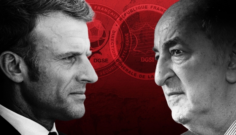 Le président français Emmanuel Macron et son homologue algérien Abdelmadjid Tebboune.