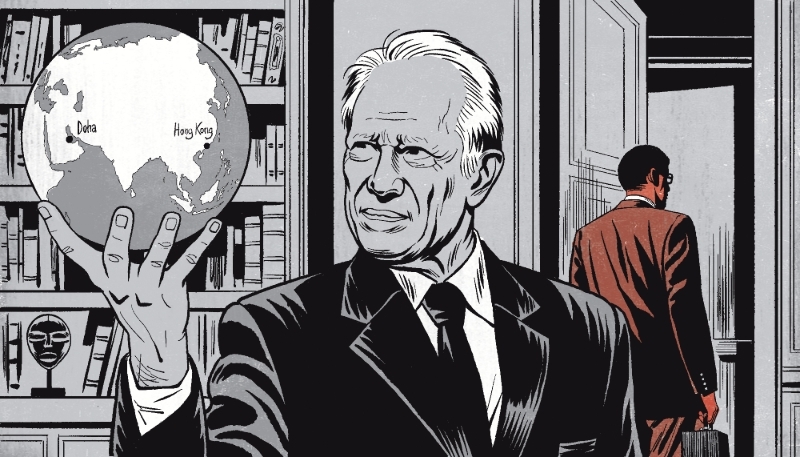 L'ancien premier ministre français Dominique de Villepin (3/3).