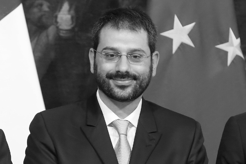 L'ancien député italien du Mouvement 5 étoiles, Angelo Tofalo.