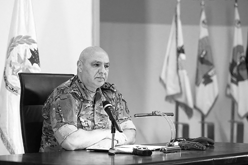 Le chef des Forces armées libanaises (FAL) Joseph Aoun.