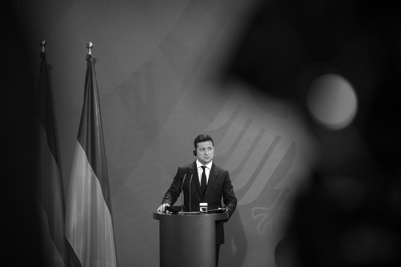 Le président ukrainien Volodymyr Zelensky.