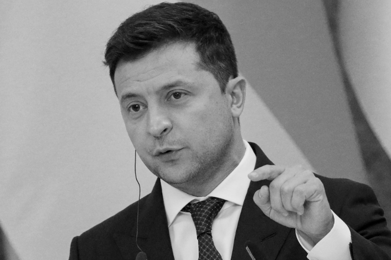 Le président ukrainien Volodymyr Zelensky.