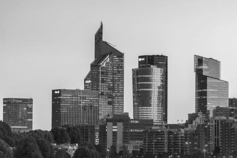 Le quartier de La Défense, dans les Hauts-de Seine.