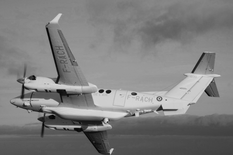 L'avion léger de surveillance et de reconnaissance Vador.