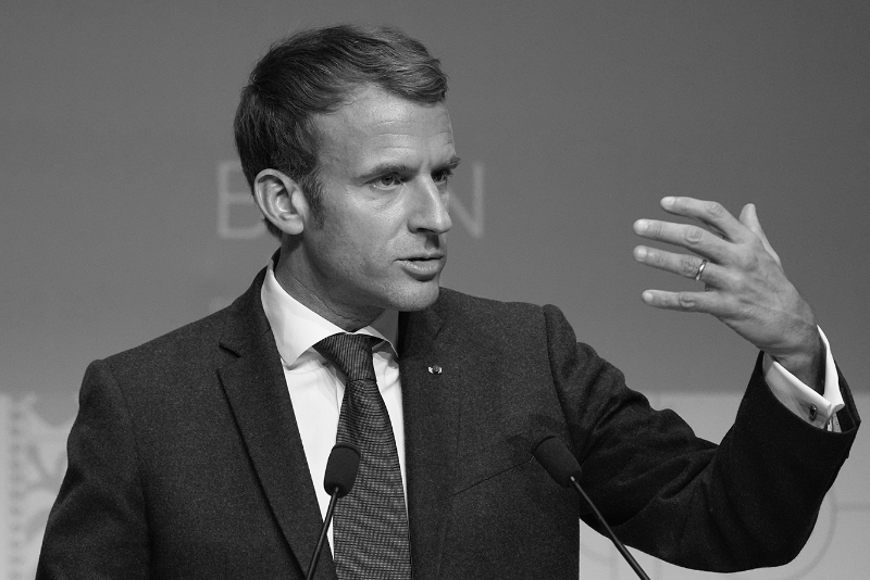 Le président français Emmanuel Macron.