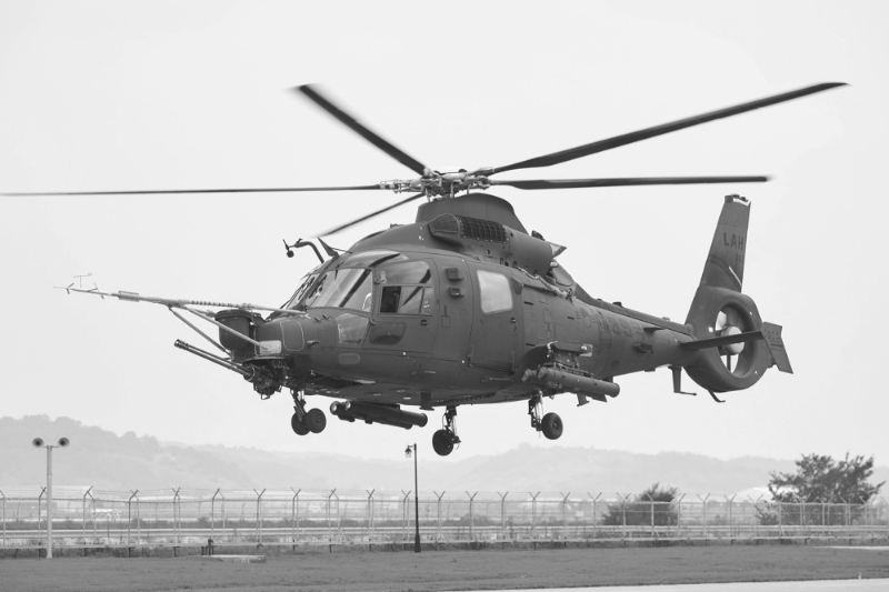 Le Light Armed Helicopter (LAH) de Korea Aerospace Industries conçu sur le modèle du H155 d'Airbus, développé suite au contrat signé début 2015 entre l'industriel coréen et l'avionneur.