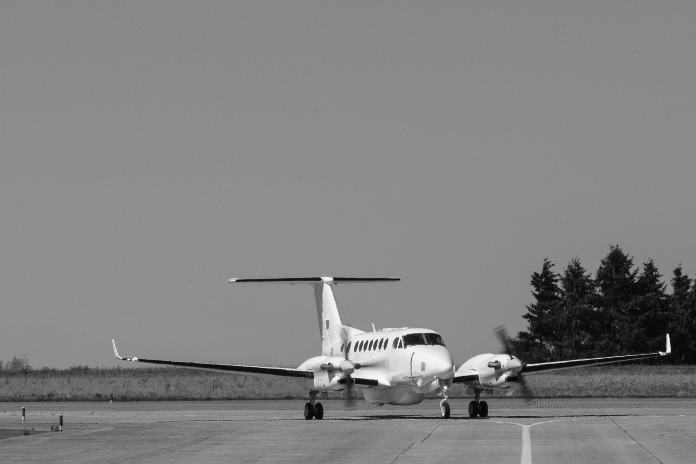 L'un des Beechcraft King Air 350 du programme Vador.