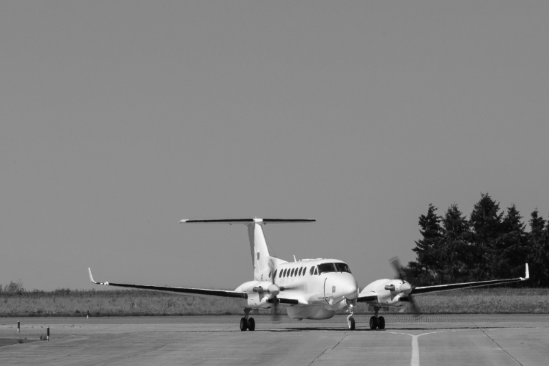 L'un des Beechcraft King Air 350 du programme Vador.