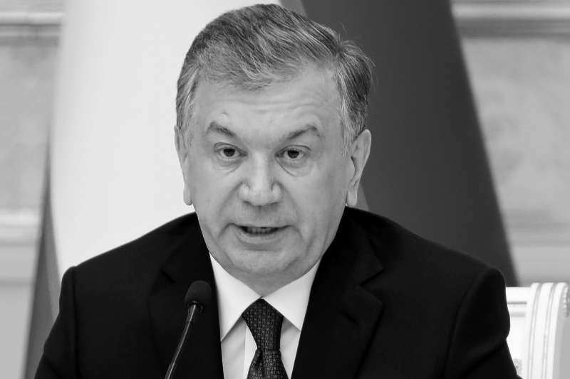 Le président ouzbek Shavkat Mirziyoyev.