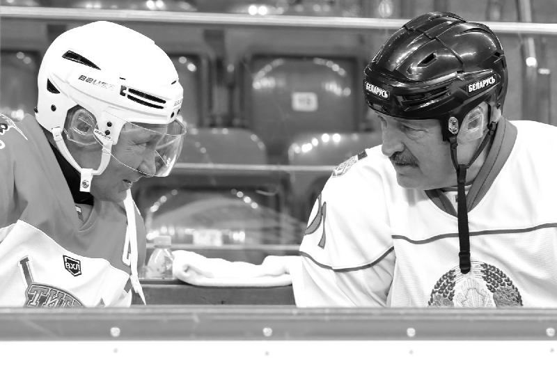 Vladimir Poutine et Alexandre Loukachenko, à Sochi, le 15 février 2019.