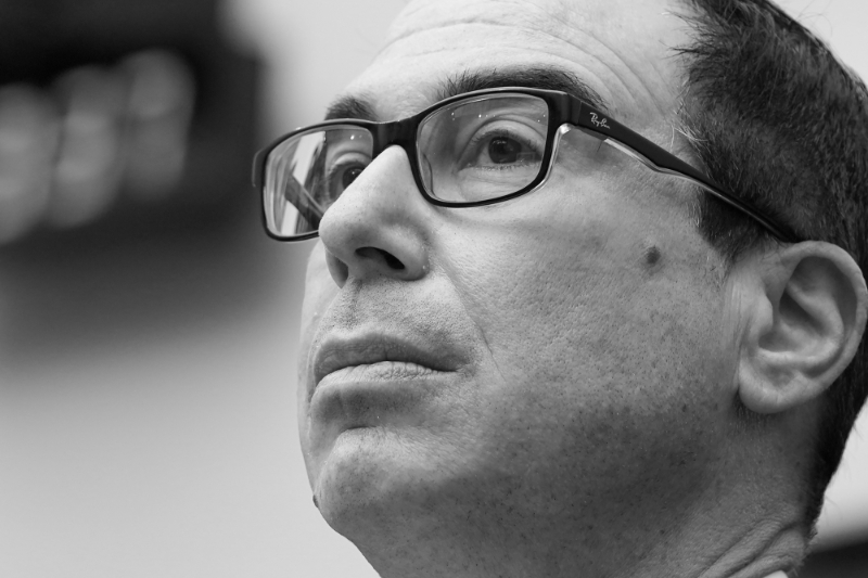 Le secrétaire au Trésor de Donald Trump, Steven Mnuchin, répondant à une audition, le 2 décembre 2020.