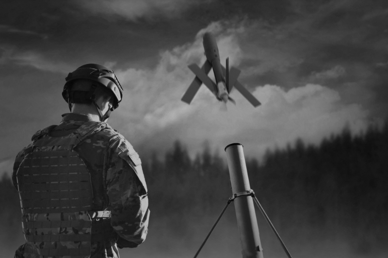 Un drone Switchblade du fabricant américain AeroVironment.