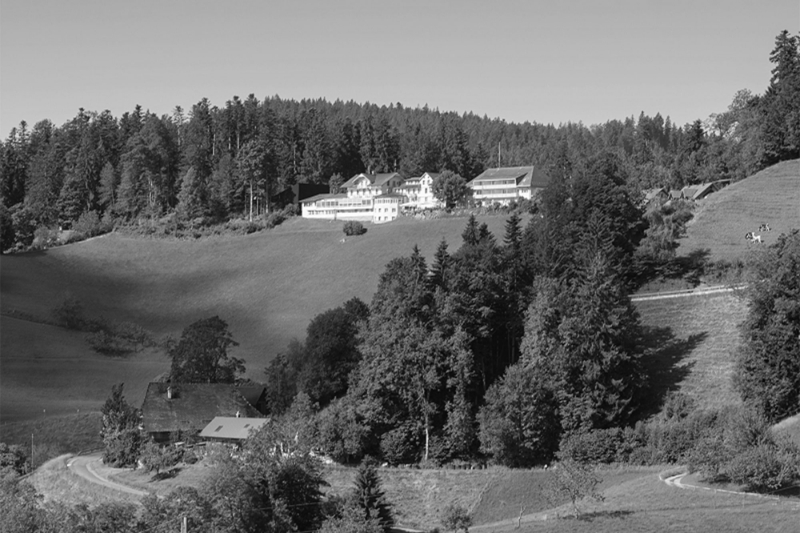 Le Moosegg Hotel, caché dans les Alpes.