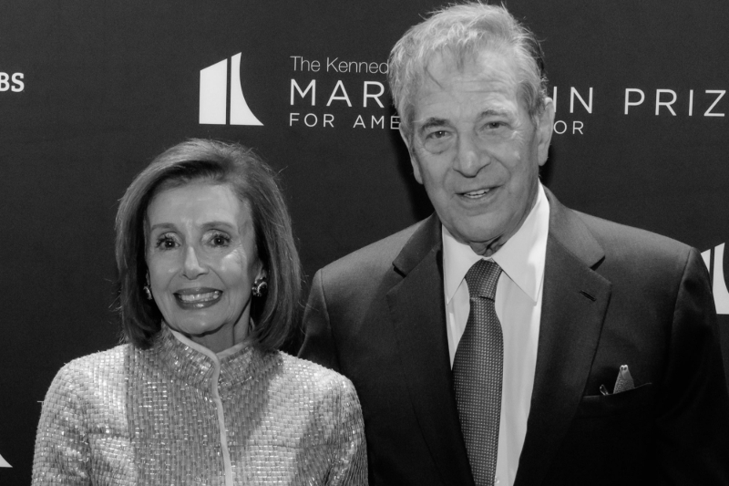 La présidente de la Chambre des représentants, Nancy Pelosi, et son mari, Paul Pelosi.